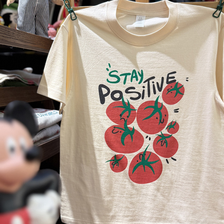 美式复古 vintage 西红柿番茄水果 220克小领口纯棉男女情侣T恤,淘宝优惠券,粉丝福利购,淘宝优惠卷