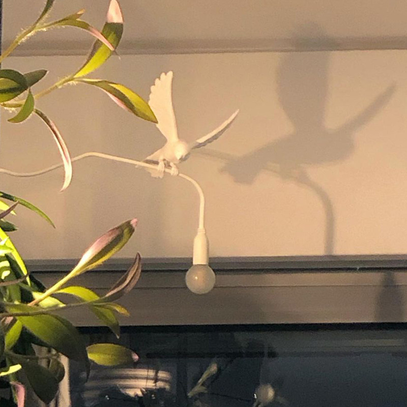 意大利seletti创意桌面灯具麻雀鸟台灯室内装饰艺术夜灯节日礼物,淘宝优惠券,粉丝福利购,淘宝优惠卷