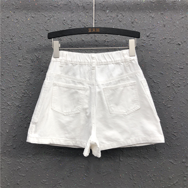 艾天丽旗舰店牛仔短裙女裤裙潮夏季新款港味百搭显瘦大口袋a字包臀半身裙1