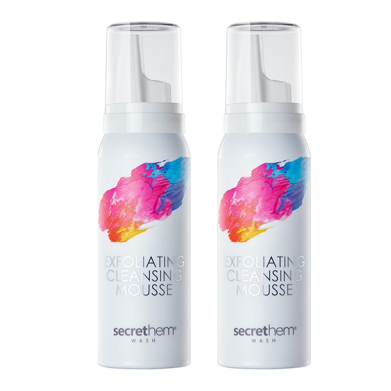 他秘男士去角质慕斯去黑头洗面奶 secrethem他秘面部磨砂/去角质