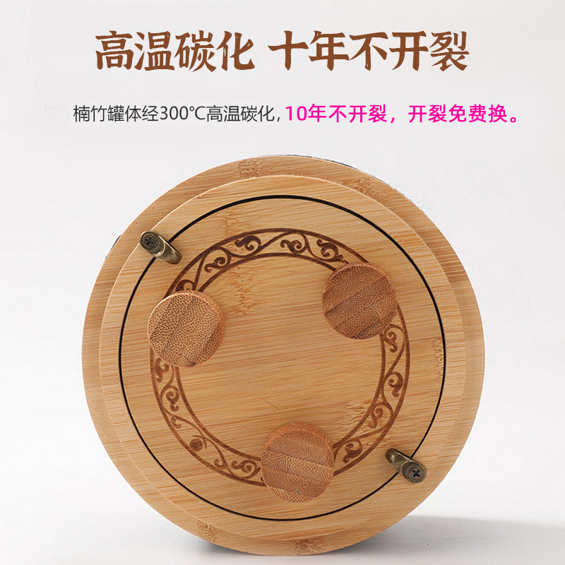 艾灸盒子随身灸家用无烟全身通用器具腹部竹制实木制筒艾条熏盒大