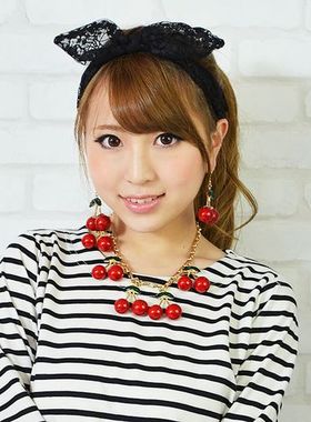 欧美夸张个性时尚红色五个樱桃项链女锁骨链短款颈带项圈脖子饰品