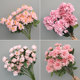 Rosa Hochzeitsblume Arrangement Standort Arrangement Hochzeitsboden Blumen Arrangement Road Führende Seidenblumen Gefälschte Blumen Hochzeitsbühne Dekoration