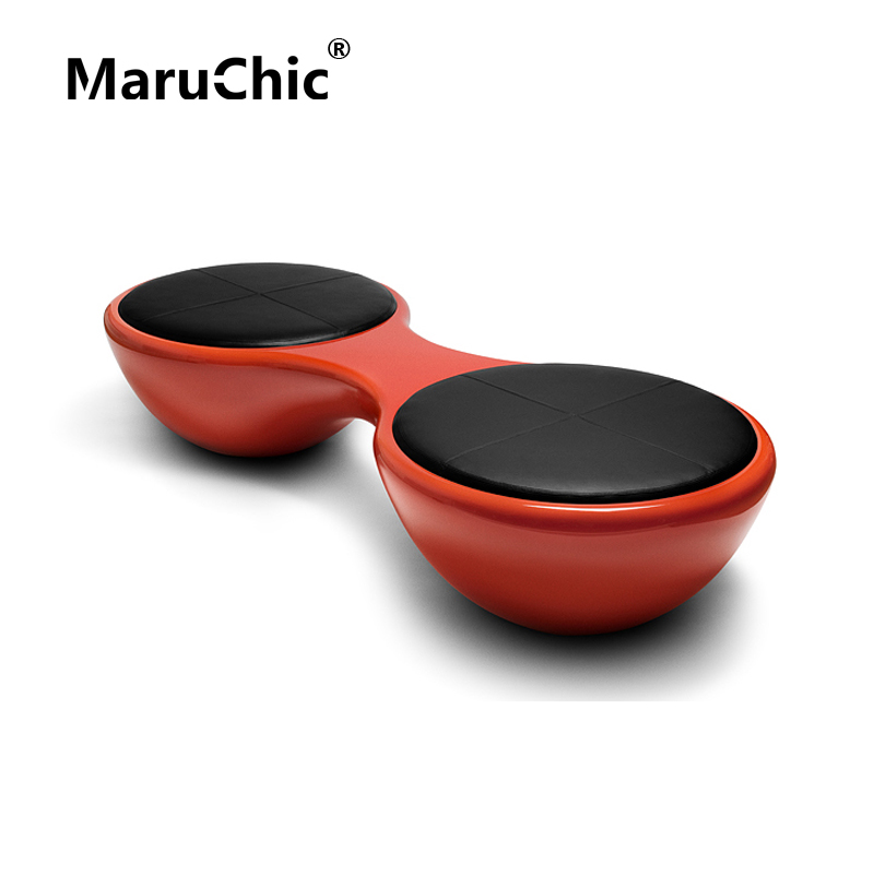 MaruChic创意设计师家具 union 2-seater bench豆荚壳凳 休闲凳 - 图0