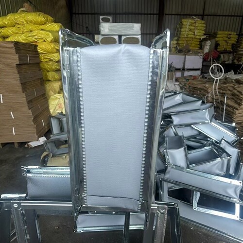 防火空调硅胶布钛软连接风机盘管 帆布方形通风管道共板法兰定制 - 图0