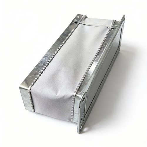 防火空调硅胶布钛软连接风机盘管 帆布方形通风管道共板法兰定制 - 图3