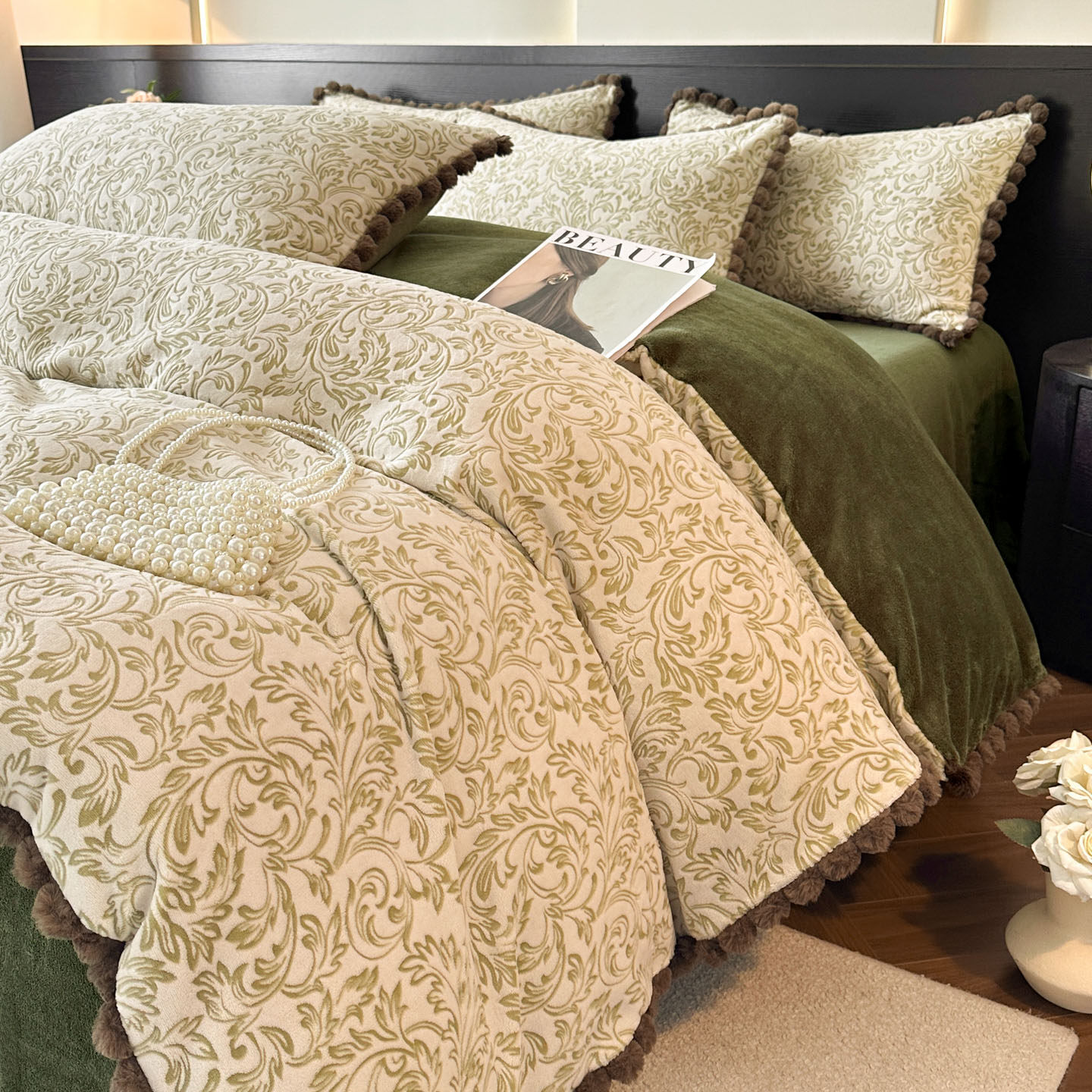 小红书推荐牛奶绒床上四件套双面珊瑚绒冬季床单被套2025新款加厚,淘宝优惠券,粉丝福利购,淘宝优惠卷