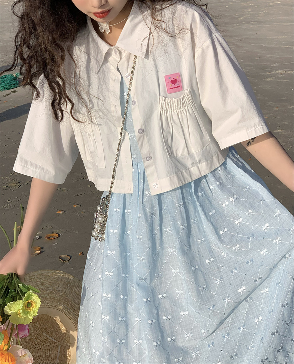 【现货】CCKOK少女吊带连衣裙夏季港风甜美温柔风chic初恋短裙ins_虎窝淘