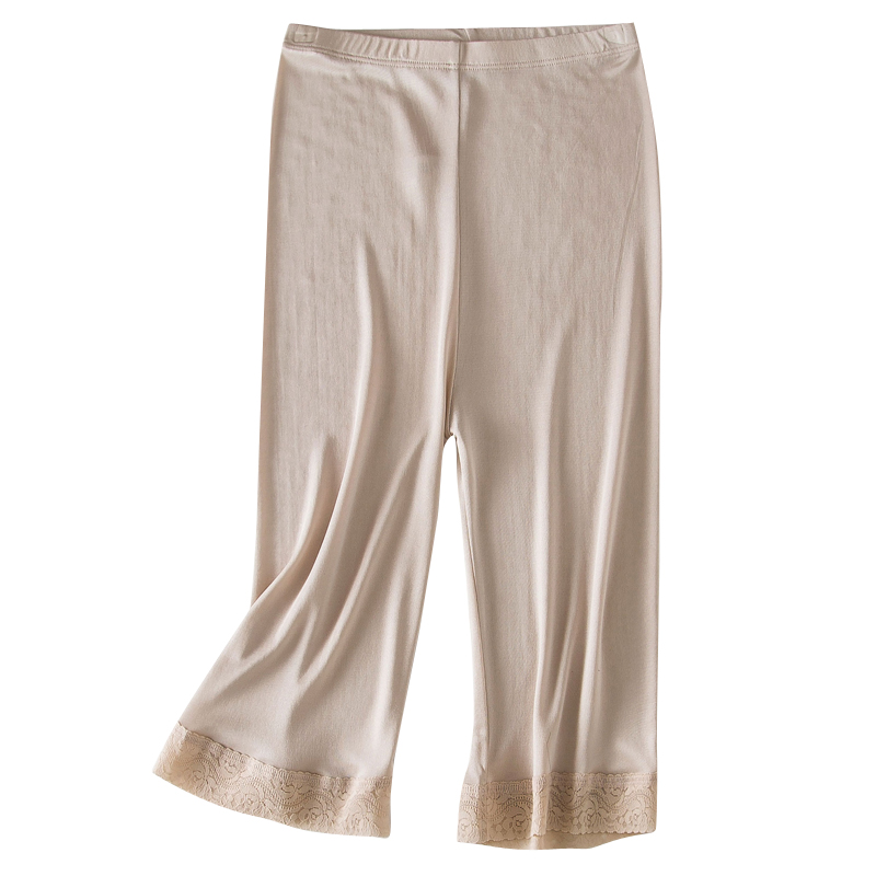 徐凰瘦臀桑蚕丝安全裤女防走光不卷边夏针织真丝五分打底女夏季,淘宝优惠券,粉丝福利购,淘宝优惠卷