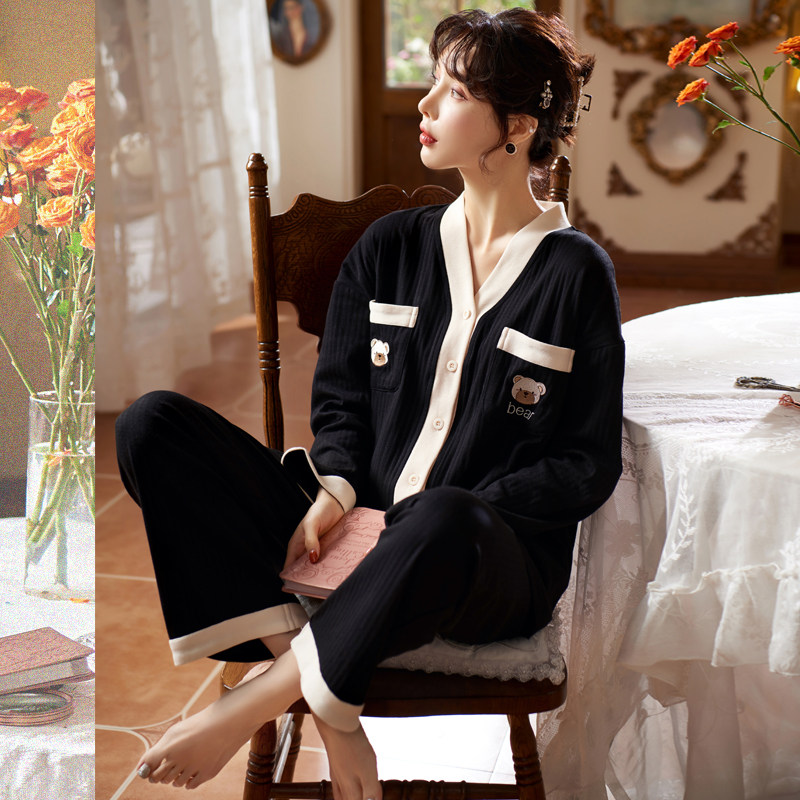 思莉太太春秋纯棉2021年新款睡衣 思莉太太睡衣/家居服套装