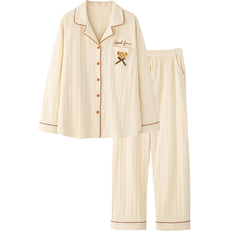 思莉太太春秋款纯棉长袖2021年睡衣 思莉太太睡衣/家居服套装