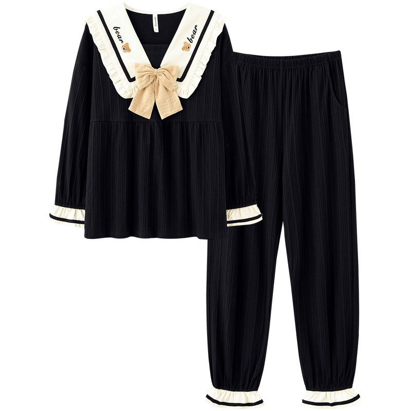 思莉太太睡衣春秋款女纯棉长袖 思莉太太睡衣/家居服套装