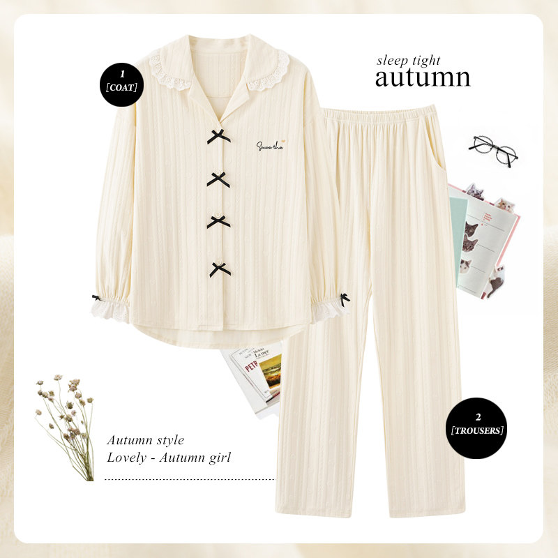 思莉太太春秋款长袖2021年新款睡衣 思莉太太睡衣/家居服套装