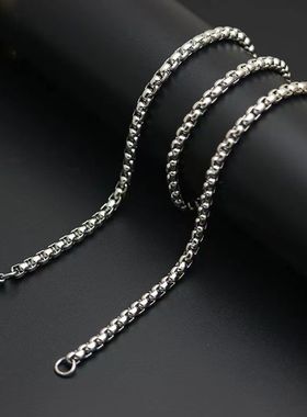 珍珠链钛钢链龙骨链圆珠链条挂链