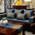 Trung Quốc gỗ gụ sofa đệm thêu đệm Trung Quốc phong cách lễ hội đám cưới La Hán giường xốp mat chống trượt dày tùy chỉnh - Ghế đệm / đệm Sofa