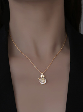 时尚高级感坠链2025新款潮