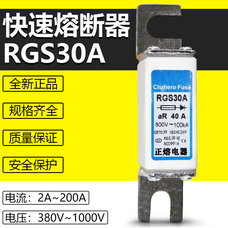 RGS30A 660V690V30A25A20A16A15A12A10A6A5A2A快速熔断器 - 图0