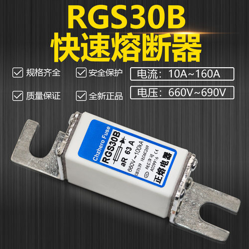 RGS30B 690V 63A 75A 80A 85A 100A 125A 150A 160A快速熔断器 - 图1