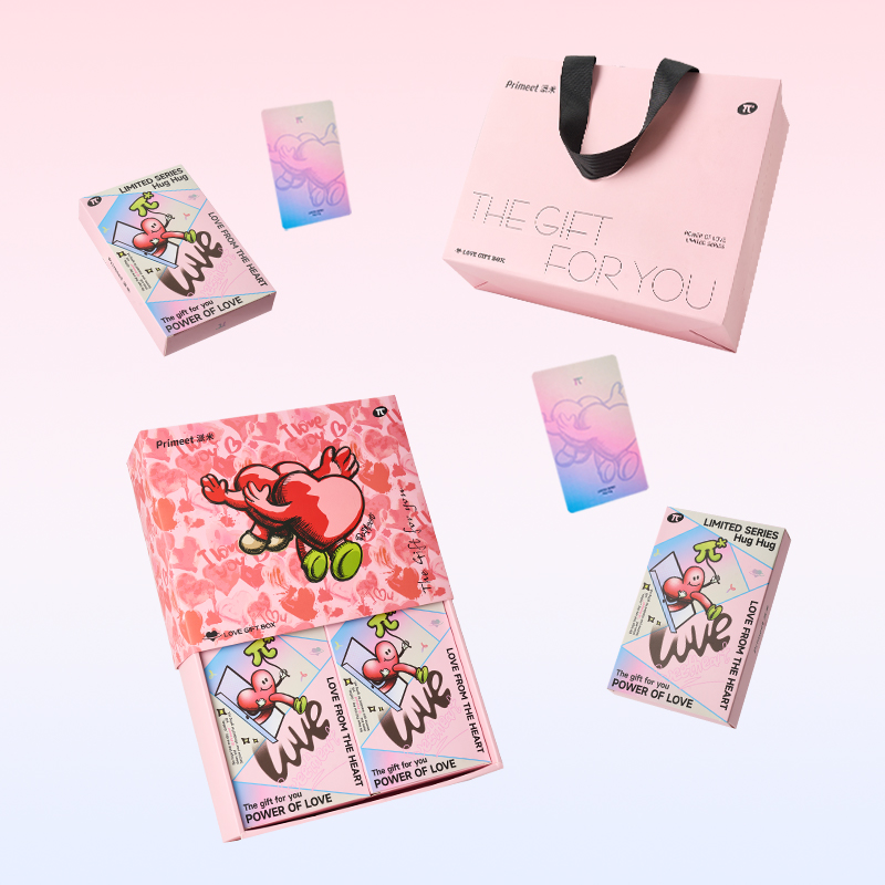 送男朋友礼物粉紫色男士内裤情人节礼盒装生日礼物男生平角裤礼盒