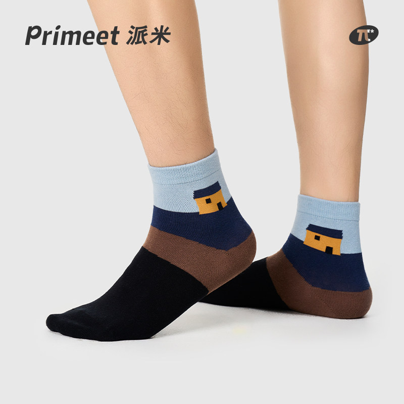 【所有女生直播间】派米插画治愈可爱中短筒袜男女春夏棉袜