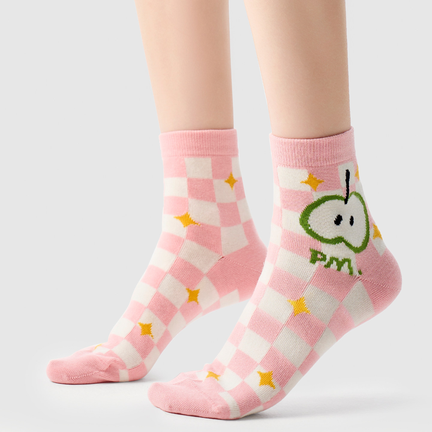 【所有女生直播间】派米插画治愈可爱中短筒袜男女春夏棉袜
