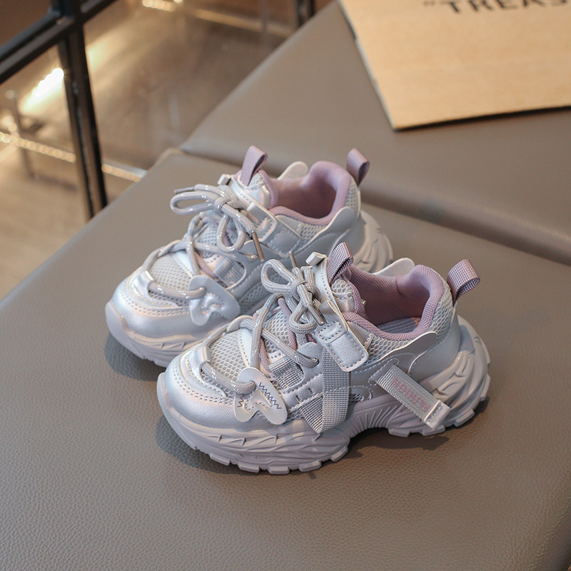 童鞋女童2026春秋季新款儿童小白鞋男童休闲软底中大童运动老爹鞋,淘宝优惠券,粉丝福利购,淘宝优惠卷