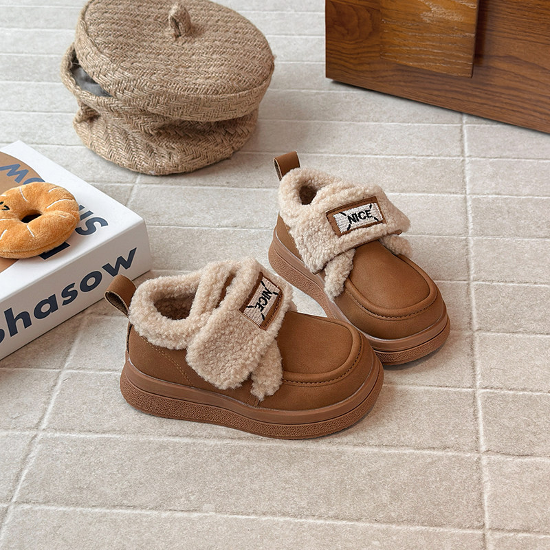 女童棉鞋2025冬季新款儿童鞋子小女孩二棉加绒保暖冬鞋中大童皮鞋,淘宝优惠券,粉丝福利购,淘宝优惠卷