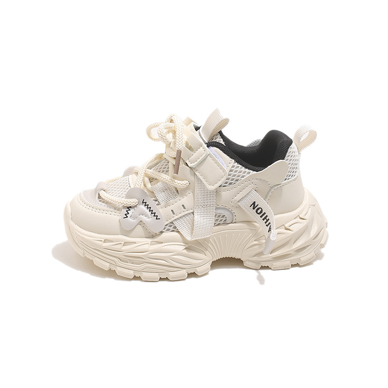 童鞋女童2026春秋季新款儿童小白鞋男童休闲软底中大童运动老爹鞋,淘宝优惠券,粉丝福利购,淘宝优惠卷