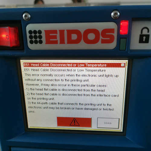 意大利EIDOS热转印主机EUH05A一台，开机正常实物拍摄 - 图2