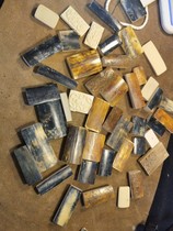 Mammoth Tooth Brand Mammoth Raw Material Mammoth Without A Mammoth Blue Leather 461 Pendant Accessories Bark