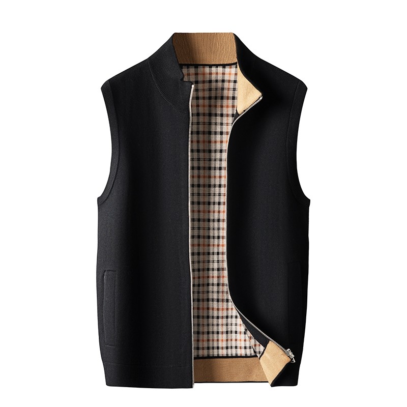 新款秋冬装男士夹克针织衫马甲无袖百搭保暖马甲背心坎肩外套男,淘宝优惠券,粉丝福利购,淘宝优惠卷