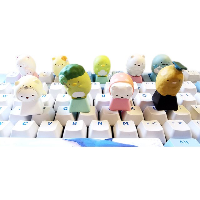 Corner creature personalized keycap for cute girls