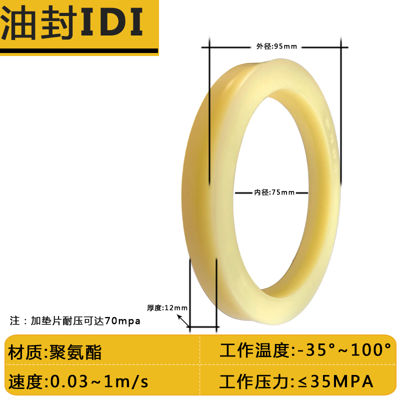 原装日本NOK进口油封IDI密封圈200*220/225 210*230/235 16/19/20 - 图0