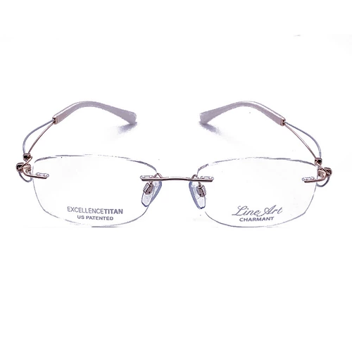 Charmant xia meng Японская линия титана XL2063 Женская xl2064 безрадочная ультра -светлая чистая титановая стекла миопий