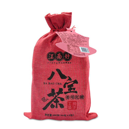 江南好八宝茶百合玫瑰酱姜母红糖宁夏枸杞百合花草茶480克布袋 - 图0