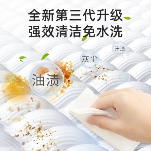 羽绒服免洗清洁湿巾强力去污去油冲锋衣家用干洗去渍湿纸巾便携 - 图1