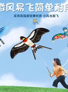 2只迷你儿童手持小风筝微风易飞
