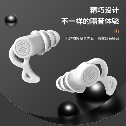 耳塞无痛防噪音睡眠隔音消音睡觉专用防吵降噪静音打呼噜游泳 - 图2