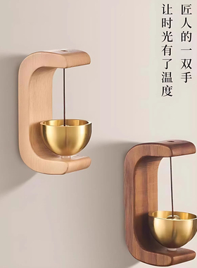 吸门铃日式开门进门挂装饰铜铃