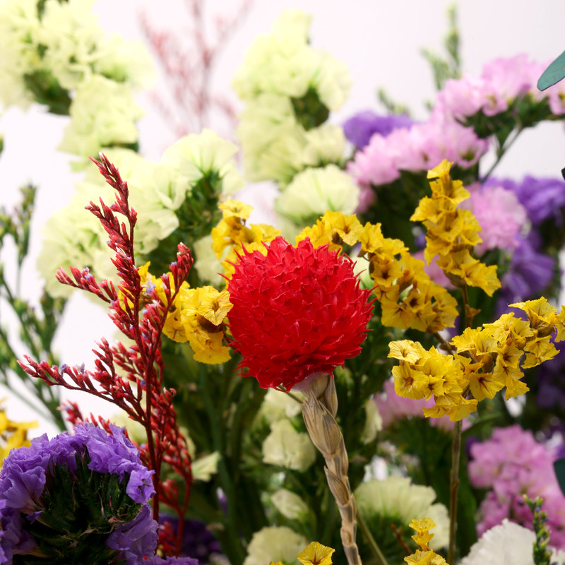 【芊朵魅】永生花束真花居家高级摆件客厅玄关餐桌干花可放多年M1
