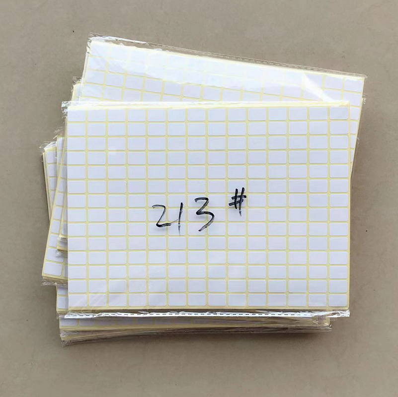 213空白小贴纸不干胶标签纸纸9*13MM手写价格名字标记贴纸5包包邮 - 图0