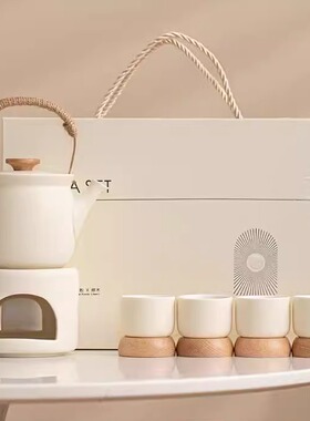 中式骨瓷茶具一壶两杯茶杯套装