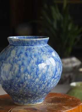 宋代美学陶瓷花瓶可水培花盆摆件