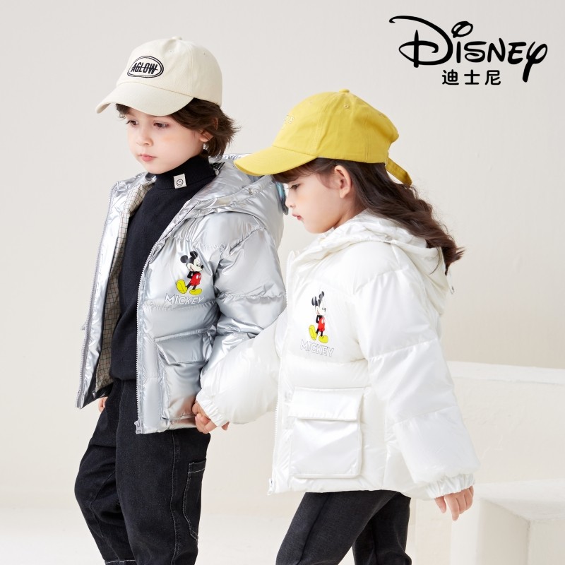 正品迪士尼儿童羽绒服男童三防免洗加厚冬装女童宝宝棉服90白鸭绒,淘宝优惠券,粉丝福利购,淘宝优惠卷