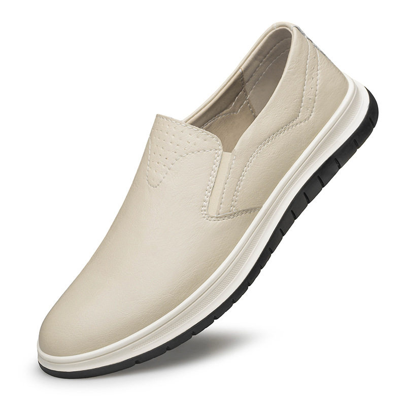 秋冬款男士休闲皮鞋时尚百搭套脚加绒小皮鞋上班冬季乐福鞋,淘宝优惠券,粉丝福利购,淘宝优惠卷