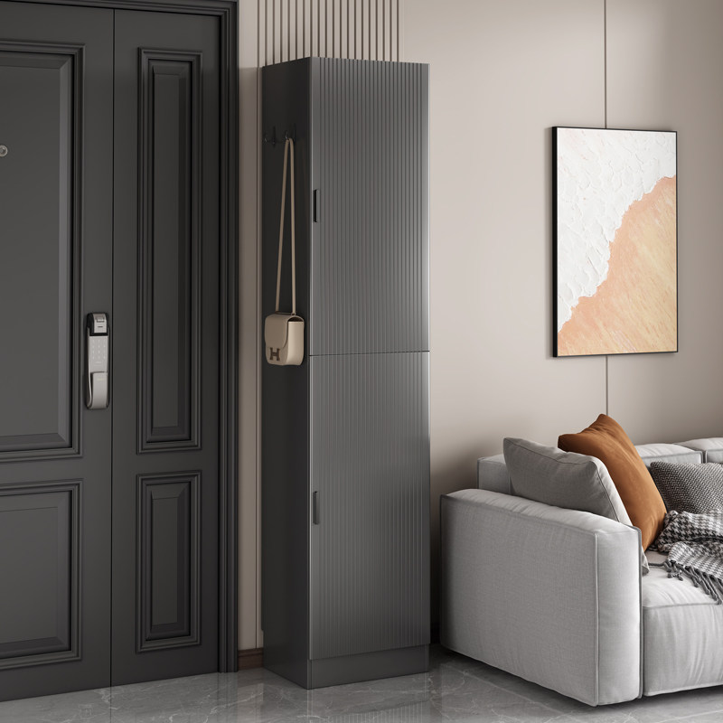 进门口小鞋柜家用门口收纳柜窄高夹缝置物柜立式电梯口加高储物柜,淘宝优惠券,粉丝福利购,淘宝优惠卷