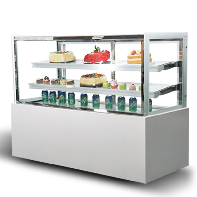 西冷蛋糕柜展示柜冷藏甜品柜弧形直角水果饮料保鲜柜台式风冷冰柜-图3