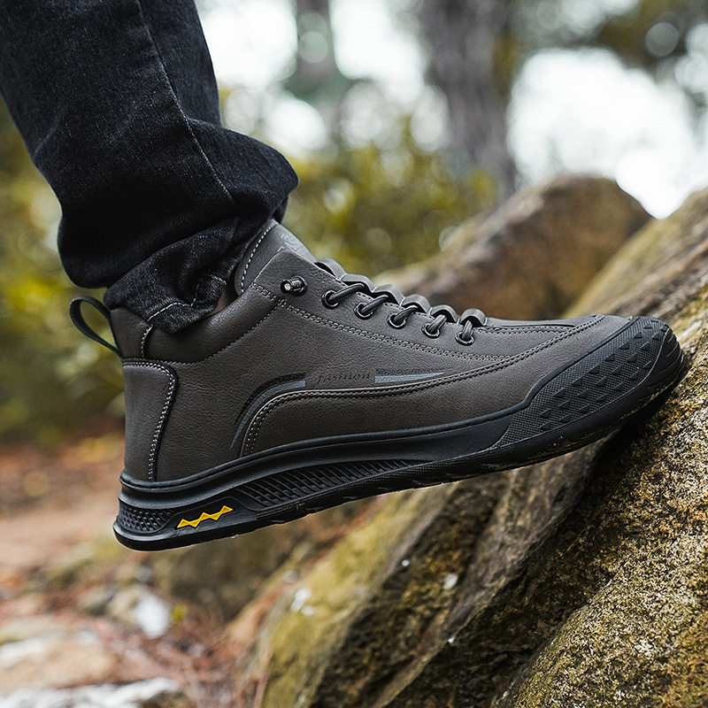 跨境男款冬季新款加绒加厚低帮劳保鞋男士户外登山工地工作工装鞋,淘宝优惠券,粉丝福利购,淘宝优惠卷