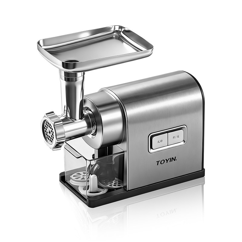 TOYIN电动绞肉机家用商用灌肠香肠机小型不锈钢切菜机2026年新款