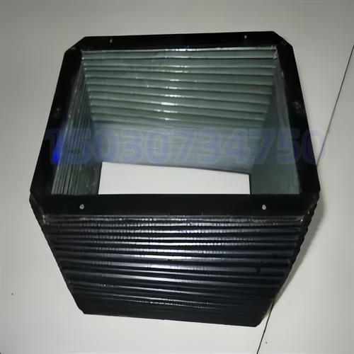 柔性风琴导轨防尘罩一字风琴伸缩式防护罩丝杠机床防护罩帘生产 - 图2